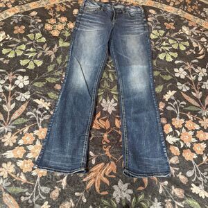 Silver Jeans Co. Suki High Slim Boot Medium Wash Jeans | W30 L33 | Denimotion St